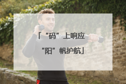 “码”上响应 “阳”帆护航