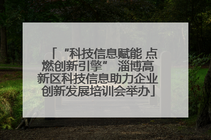 “科技信息赋能 点燃创新引擎” 淄博高新区科技信息助力企业创新发展培训会举办