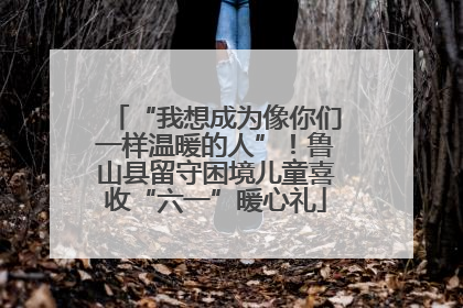 “我想成为像你们一样温暖的人”！鲁山县留守困境儿童喜收“六一”暖心礼