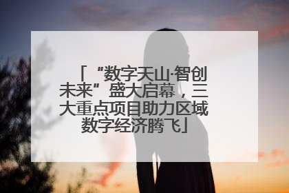 “数字天山·智创未来”盛大启幕，三大重点项目助力区域数字经济腾飞
