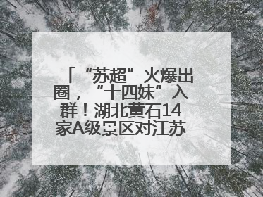 “苏超”火爆出圈，“十四妹”入群！湖北黄石14家A级景区对江苏游客免票