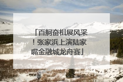 百舸奋楫展风采！张家浜上演陆家嘴金融城龙舟赛