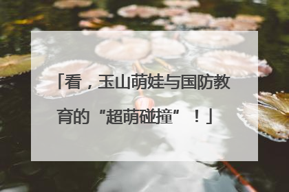 看，玉山萌娃与国防教育的“超萌碰撞”！