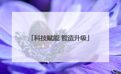 科技赋能 智造升级