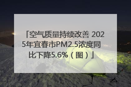 空气质量持续改善 2025年宜春市PM2.5浓度同比下降5.6%（图）