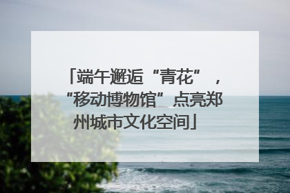 端午邂逅“青花”，“移动博物馆”点亮郑州城市文化空间