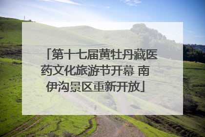 第十七届黄牡丹藏医药文化旅游节开幕 南伊沟景区重新开放