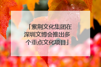 紫荆文化集团在深圳文博会推出多个重点文化项目
