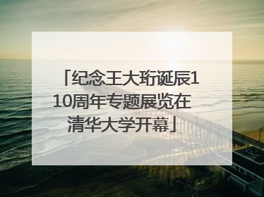 纪念王大珩诞辰110周年专题展览在清华大学开幕