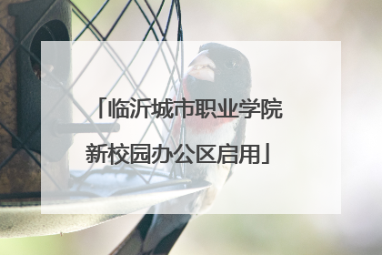 临沂城市职业学院新校园办公区启用