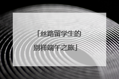 丝路留学生的别样端午之旅