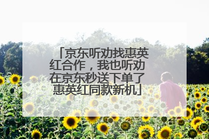 京东听劝找惠英红合作，我也听劝在京东秒送下单了惠英红同款新机