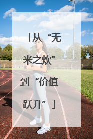 从“无米之炊”到“价值跃升”