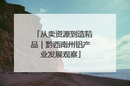 从卖资源到造精品｜黔西南州铝产业发展观察