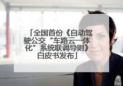 全国首份《自动驾驶公交“车路云一体化”系统联调导则》白皮书发布