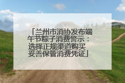兰州市消协发布端午节粽子消费警示：选择正规渠道购买 妥善保管消费凭证