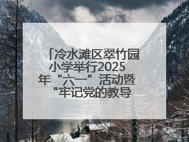 冷水滩区翠竹园小学举行2025年“六一”活动暨“牢记党的教导 争做强国少年”新队员入队仪式