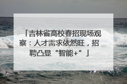 吉林省高校春招现场观察：人才需求依然旺，招聘凸显“智能+”
