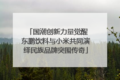 国潮创新力量觉醒 东鹏饮料与小米共同演绎民族品牌突围传奇