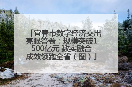 宜春市数字经济交出亮眼答卷：规模突破1500亿元 数实融合成效领跑全省（图）