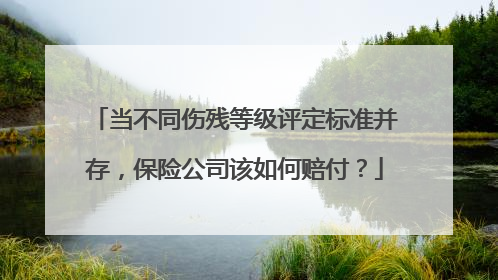 当不同伤残等级评定标准并存，保险公司该如何赔付？