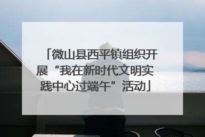 微山县西平镇组织开展“我在新时代文明实践中心过端午”活动