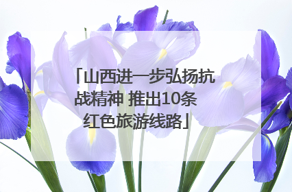 山西进一步弘扬抗战精神 推出10条红色旅游线路