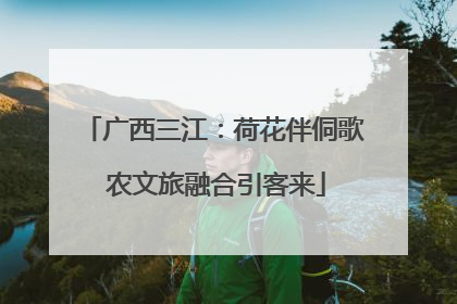广西三江：荷花伴侗歌 农文旅融合引客来
