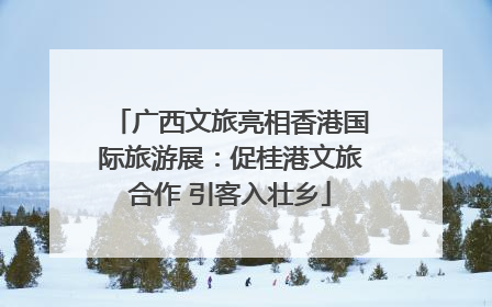 广西文旅亮相香港国际旅游展：促桂港文旅合作 引客入壮乡