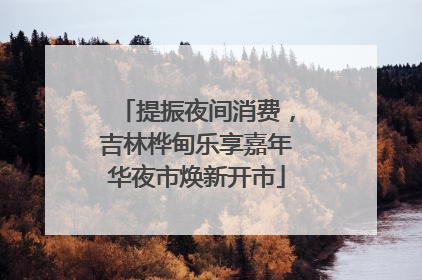 提振夜间消费，吉林桦甸乐享嘉年华夜市焕新开市