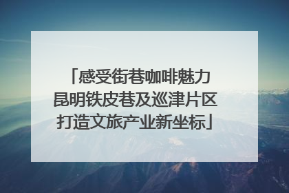 感受街巷咖啡魅力 昆明铁皮巷及巡津片区打造文旅产业新坐标