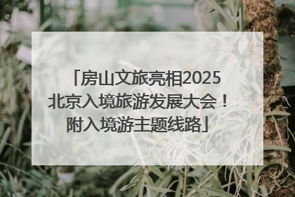 房山文旅亮相2025北京入境旅游发展大会！附入境游主题线路