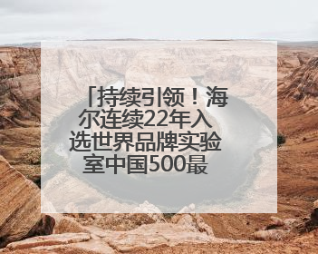 持续引领！海尔连续22年入选世界品牌实验室中国500最具价值品牌