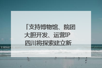 支持博物馆、院团大胆开发、运营IP 四川将探索建立新的收入分配激励机制｜新闻发布最前线
