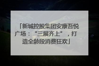 新城控股集团安康吾悦广场：“三展齐上”，打造全龄段消费狂欢