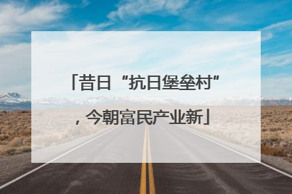 昔日“抗日堡垒村”，今朝富民产业新