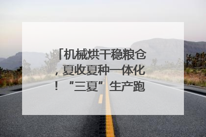 机械烘干稳粮仓，夏收夏种一体化！“三夏”生产跑出加速度｜麦报
