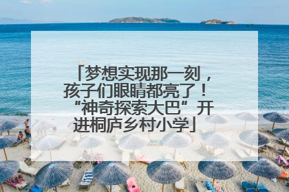 梦想实现那一刻，孩子们眼睛都亮了！“神奇探索大巴”开进桐庐乡村小学
