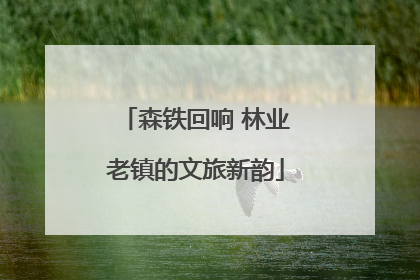 森铁回响 林业老镇的文旅新韵