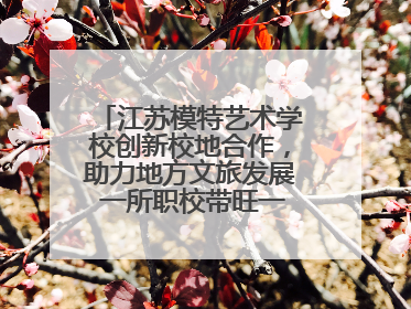 江苏模特艺术学校创新校地合作，助力地方文旅发展 一所职校带旺一个街区