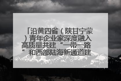 沿黄四省（陕甘宁蒙）青年企业家深度融入高质量共建“一带一路”和西部陆海新通道建设战略合作交流会在甘肃兰州召开