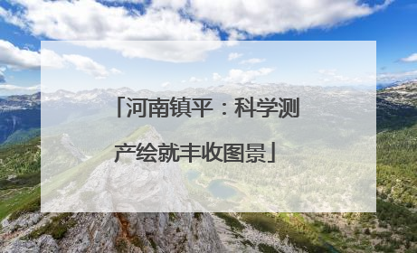 河南镇平：科学测产绘就丰收图景