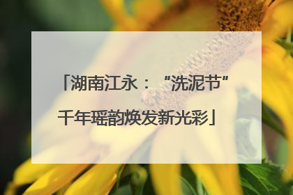 湖南江永：“洗泥节”千年瑶韵焕发新光彩