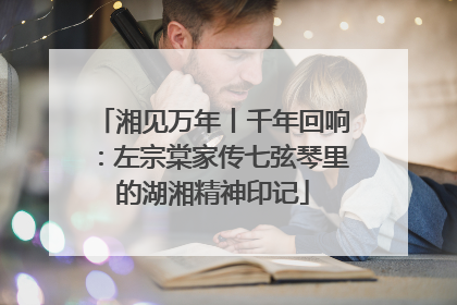 湘见万年丨千年回响：左宗棠家传七弦琴里的湖湘精神印记