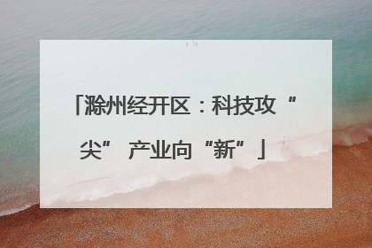 滁州经开区：科技攻“尖” 产业向“新”