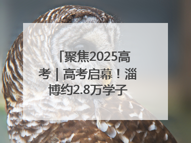 聚焦2025高考｜高考启幕！淄博约2.8万学子奔赴逐梦考场