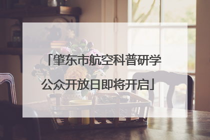 肇东市航空科普研学公众开放日即将开启