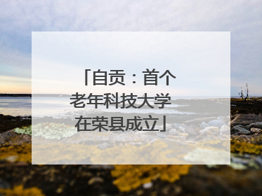 自贡：首个老年科技大学在荣县成立