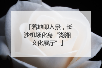 落地即入景，长沙机场化身“湖湘文化展厅”