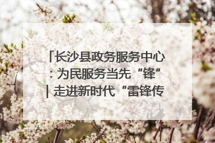 长沙县政务服务中心：为民服务当先“锋”｜走进新时代“雷锋传人 长沙榜样”